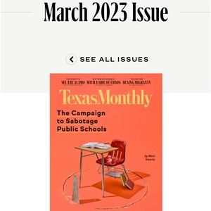 - NEW ⭐️ Texas Monthly march 2023✨✨✨✨